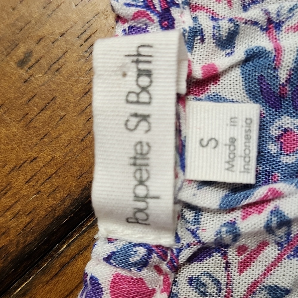 Poupette St. Barth Crop Off Shoulders Top Small - Picture 6 of 9